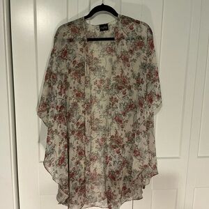 Floral Sheer Kimono